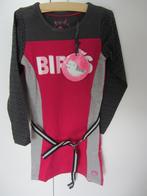 Nieuwe roze/grijze jurk Birds maat 110, Kinderen en Baby's, Kinderkleding | Maat 110, Nieuw, Meisje, Ophalen of Verzenden, Jurk of Rok