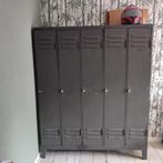 Vintage Lockerkast - 6 Deuren, Huis en Inrichting, Kasten | Lockerkasten, Ophalen, Gebruikt, Industrieel