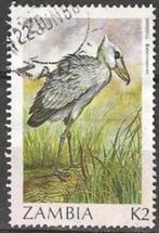 Vogel UIT Zambia O. ADV. no.102 X., Postzegels en Munten, Postzegels | Thematische zegels, Dier of Natuur, Verzenden, Gestempeld