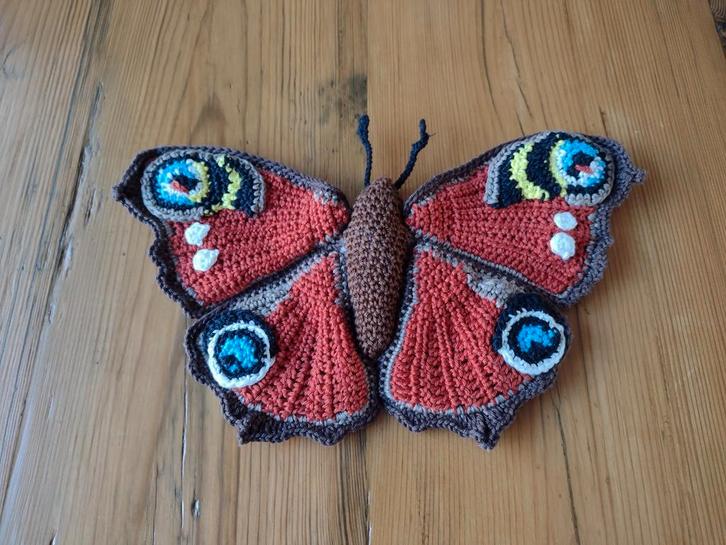 Gehaakte vlinder, Hobby en Vrije tijd, Breien en Haken, Nieuw, Haken, Naald, Ophalen of Verzenden