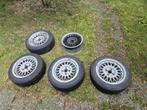 E30 BBS 15 inch velgen 4X100 ET24, Ophalen, 15 inch, Zomerbanden, Velg(en)