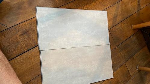 Artens PVC Vloerdelen Clickvinyltegels Betonlook 7.5m2, Doe-het-zelf en Verbouw, Vloerdelen en Plavuizen, Nieuw, Kunststof, 50 tot 150 cm