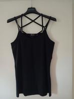Nieuwe zwarte top mt: M, Kleding | Dames, Ophalen of Verzenden, Nieuw, Zwart, Zonder mouw