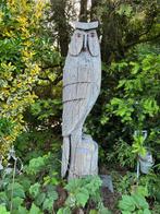 Uit boom gesneden Uil - 1.05M, Tuin en Terras, Tuinbeelden, Ophalen, Gebruikt, Hout