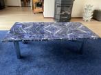 Salontafel, blauw, lapis lazuli/lazuursteen, Huis en Inrichting, Ophalen, Overige materialen, 100 tot 150 cm, 50 tot 100 cm