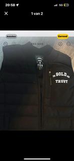 In gold we trust bodywarmer, Kleding | Heren, Bodywarmers, Ophalen of Verzenden, Zo goed als nieuw, Zwart