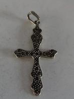 Een prachtige  zillere  hanger kruisje 5 x  2 cm, Nieuw, Ophalen of Verzenden, Kruis of Symbool, Zilver
