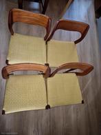 Niels Otto Møller Moller set van 4 stoelen model 77, Ophalen