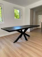 Eetkamertafel 220x100 zwart in perfecte staat!!, Huis en Inrichting, Tafels | Eettafels, 200 cm of meer, Ophalen of Verzenden