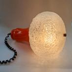 Vintage Italiaanse Space Age Hanglamp, Huis en Inrichting, Lampen | Hanglampen, Ophalen of Verzenden, Gebruikt, Glas, Minder dan 50 cm