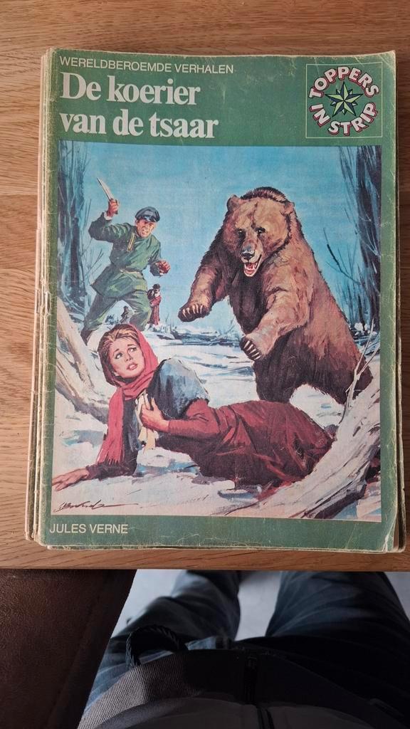 De koerier van de tsaar - Jules Verne stripboek, Boeken, Stripboeken, Gelezen, Eén stripboek, Ophalen of Verzenden