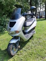 Peugeot Elyseo 50cc – Sterke 2-takt scooter geel kenteken, Ophalen of Verzenden, Zo goed als nieuw, Overige typen