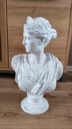 Decoratieve buste van Diana/ Artemis - marmerlook, Ophalen of Verzenden