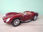 1957 Ferrari Testa Rossa Bburago 1:18 Bordeaux rood, Ophalen of Verzenden, Zo goed als nieuw, Auto, Bburago