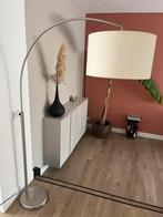 Booglamp met stoffen kap, Ophalen, Gebruikt, Metaal, 150 tot 200 cm