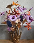 Bloemstuk, tulpenvaas, toetervaas, tuitvaas met kunstbloemen, Huis en Inrichting, Woonaccessoires | Kunstplanten en Kunstbloemen