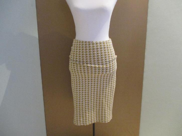 Zara Trafaluc rok maat S, Kleding | Dames, Rokken, Zo goed als nieuw, Maat 36 (S), Geel, Onder de knie, Verzenden