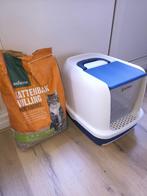 JC Pets Premium Kattenbak - Zelfreinigend inc. houtkorrels, Ophalen, Zelfreinigend, Zo goed als nieuw, Gesloten