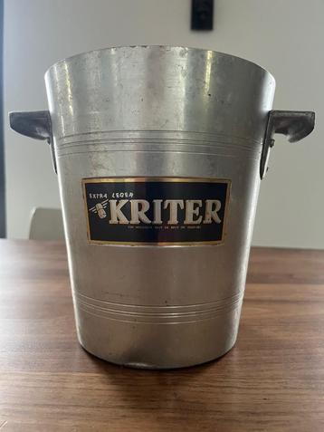 Vintage Franse Kriter Extra Leger koeler / champagne emmer beschikbaar voor biedingen