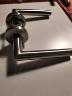 Jura rvs deurklinken, Ophalen of Verzenden, Gebruikt, Rvs, Klink of Kruk