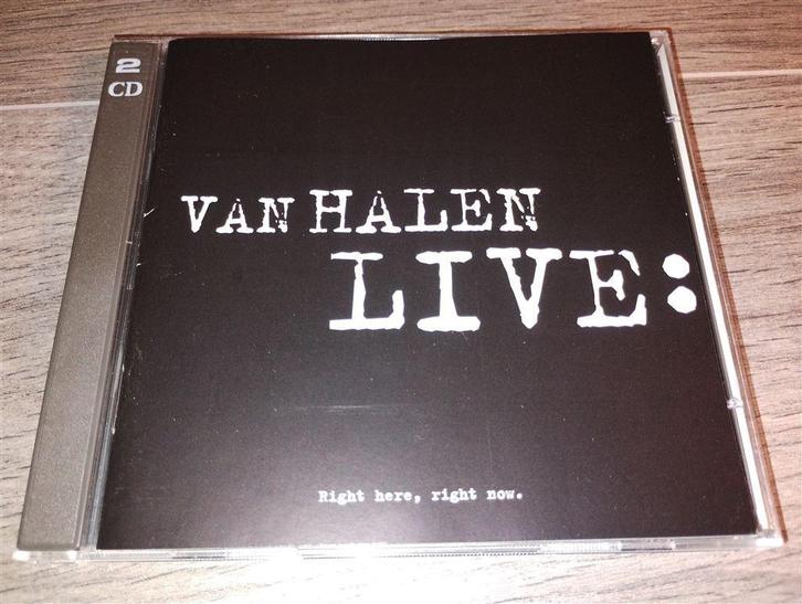 Van Halen - Live [Right Here,Right Now] 2 CD, Cd's en Dvd's, Cd's | Hardrock en Metal, Zo goed als nieuw, Ophalen of Verzenden