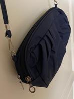 Donkerblauw damestasje, zgan, Verzenden, Zo goed als nieuw, Blauw, Schoudertasje