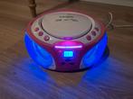 Mooie kinderradio met led op muziek voor cd's, Audio, Tv en Foto, Radio's, Ophalen of Verzenden, Gebruikt, Radio, Met cd-speler