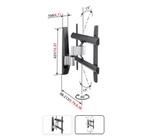 Vogels EFW 6325 TV Wandsteun 31-50 inch - Zilver, Ophalen of Verzenden, Gebruikt
