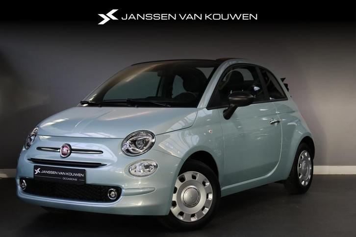 Fiat 500C 1.0 Hybrid Cabrio Airco Uconnect Cruise Control, Auto's, Fiat, Bedrijf, Te koop, 500C, ABS, Airbags, Airconditioning