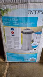 Intex Krystal Clear Filterpomp + Afdekzeil + Filters, Ophalen of Verzenden, Nieuw, Zwembadpomp