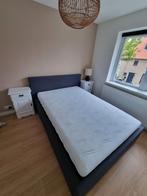 Beter Bed bed met Aegis Anti-allergie matras 140x 200 cm, Huis en Inrichting, Slaapkamer | Bedden, Grijs, Gebruikt, Stof, 140 cm