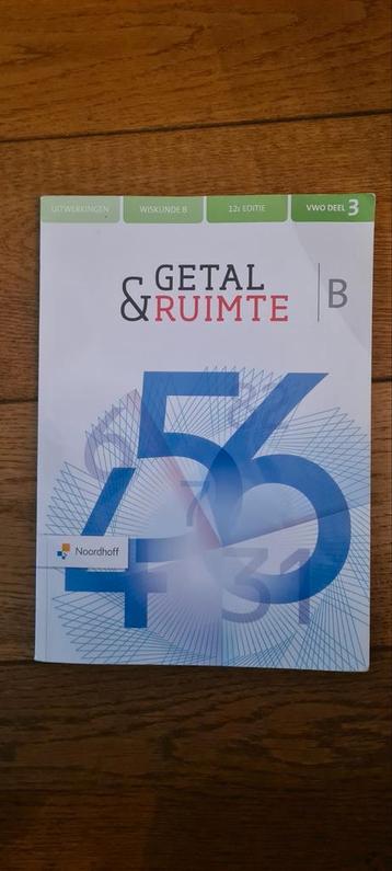 Getal en Ruimte wiskunde B deel 3 uitwerkingen, ed 12 beschikbaar voor biedingen