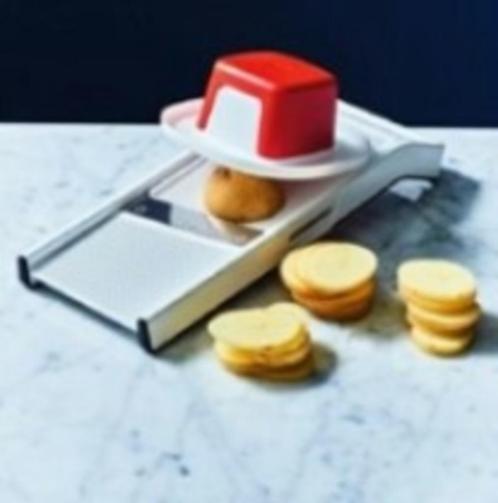 Tupperware Mandoline/MandoJunior, Wit-Rood, NIEUW, Huis en Inrichting, Keuken | Tupperware, Nieuw, Overige typen, Wit, Rood, Ophalen of Verzenden