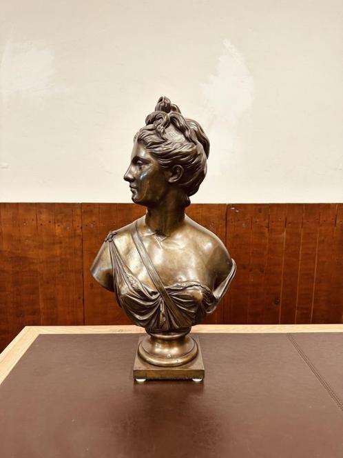 Buste Diana de Jager van Jean Antoine Houdon, Antiek en Kunst, Antiek | Kantoor en Zakelijk, Ophalen