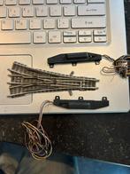 Fleischmann 9157/2x 9414 electriN Driewegwissel, Piccolo, Gelijkstroom, Fleischmann, Rails, Ophalen of Verzenden