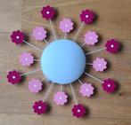 plafondlamp bloemen, Huis en Inrichting, Lampen | Plafondlampen, Ophalen of Verzenden, Gebruikt, Glas