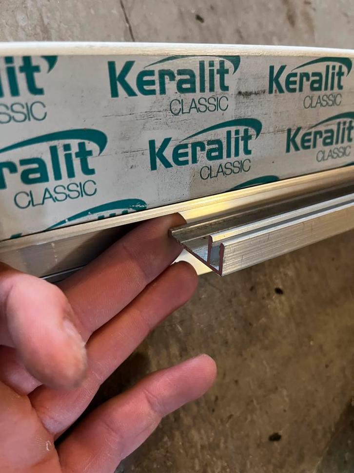Keralit profielen, Doe-het-zelf en Verbouw, Platen en Panelen, Zo goed als nieuw, Ophalen of Verzenden