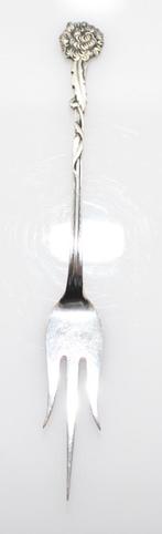 Prachtige Keltum Verzilverde Cakeprikker Bloem, Antiek en Kunst, Verzenden, Zilver