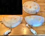 SET VAN 3 GRIEKSE LAMPEN, Huis en Inrichting, Lampen | Wandlampen, Ophalen of Verzenden, Gebruikt, Glas, Grieks