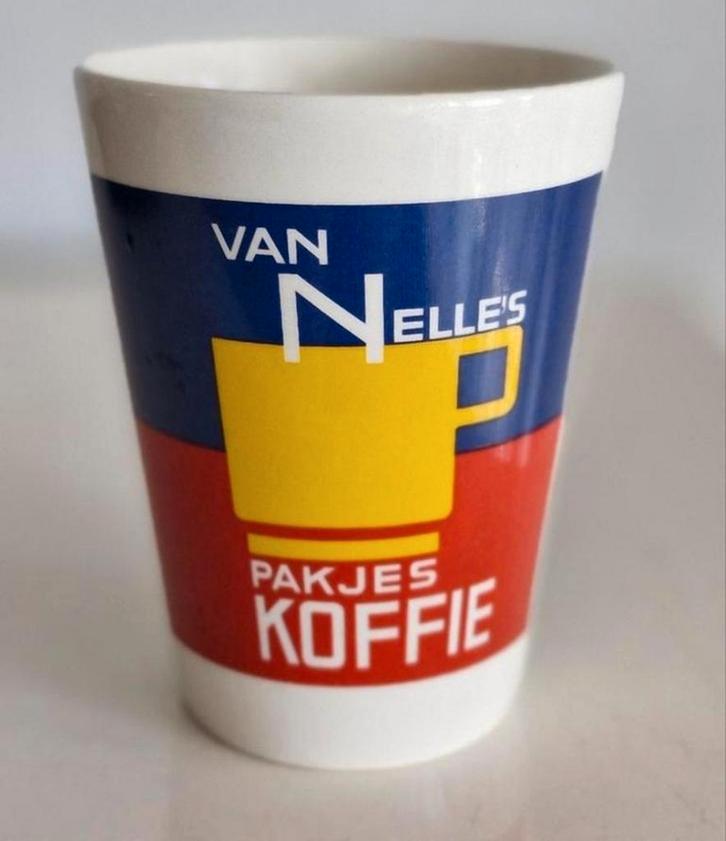 Beker Van Nelle, Huis en Inrichting, Keuken | Servies, Zo goed als nieuw, Kop(pen) en/of Schotel(s), Overige stijlen, Ophalen of Verzenden