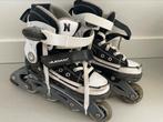 Nijdam skeelers skates zwart verstelbaar maat 33-36, Kinderen, Ophalen of Verzenden, Inline skates 4 wielen, Verstelbaar