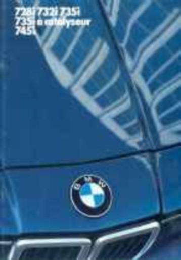 BMW 7-serie E23 brochure/auto folder '80 '81 '84 '85 '86 beschikbaar voor biedingen