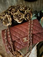 Handtas, schoudertas bourdoux - rood met goud, Sieraden, Tassen en Uiterlijk, Tassen | Damestassen, Ophalen of Verzenden, Nieuw