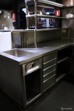 Online Veiling: Horeca RVS koelwerkbank, Gebruikt