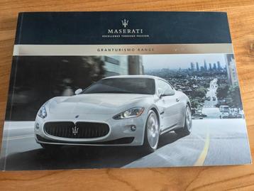 Brochure Maserati Grandturismo Range MY 2010 beschikbaar voor biedingen