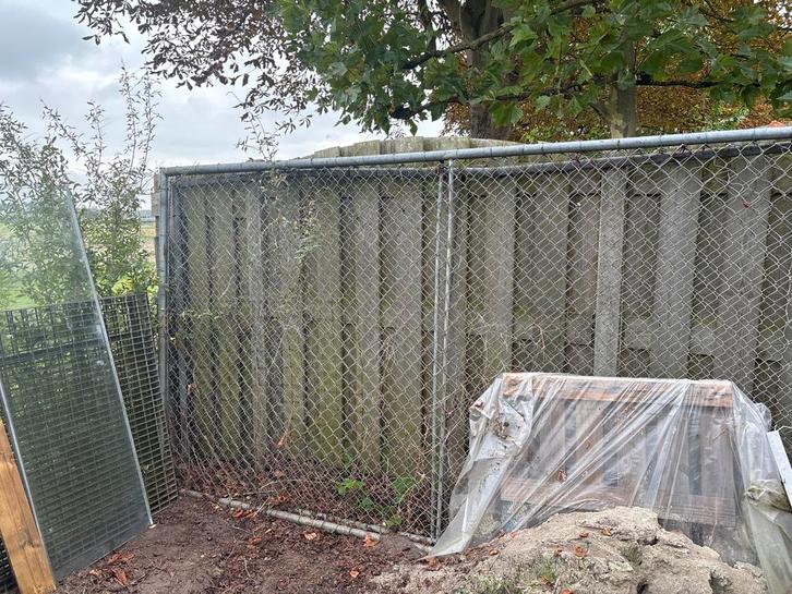 Gebruikte Bouwhekken, Tuin en Terras, Tuinhekken en Hekwerk, Gebruikt, Gaashekwerk, IJzer, Ophalen