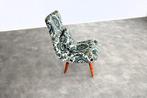 vintage fauteuil | stoel | jaren 60 | Zweeds, Huis en Inrichting, Fauteuils, Hout, Gebruikt, Minder dan 75 cm, Ophalen of Verzenden