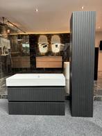 Badmeubel 100 cm met kolomkast van €3205 nu voor €1250, Huis en Inrichting, Ophalen, 100 tot 150 cm, Nieuw, Minder dan 100 cm