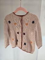 Zara vestje met bloemen - Maat 86, Ophalen of Verzenden, Zo goed als nieuw, Zara, Truitje of Vestje