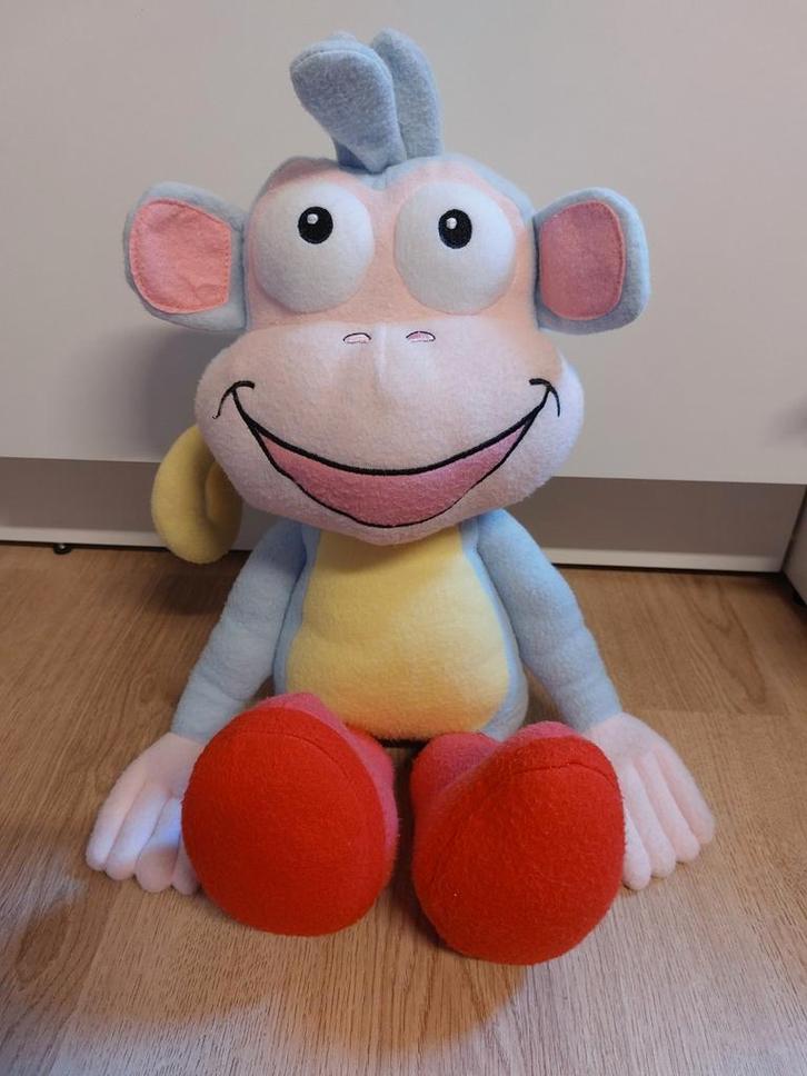 Grote Boots bootz knuffel dora the explorer 52 cm, Kinderen en Baby's, Speelgoed | Knuffels en Pluche, Ophalen of Verzenden
